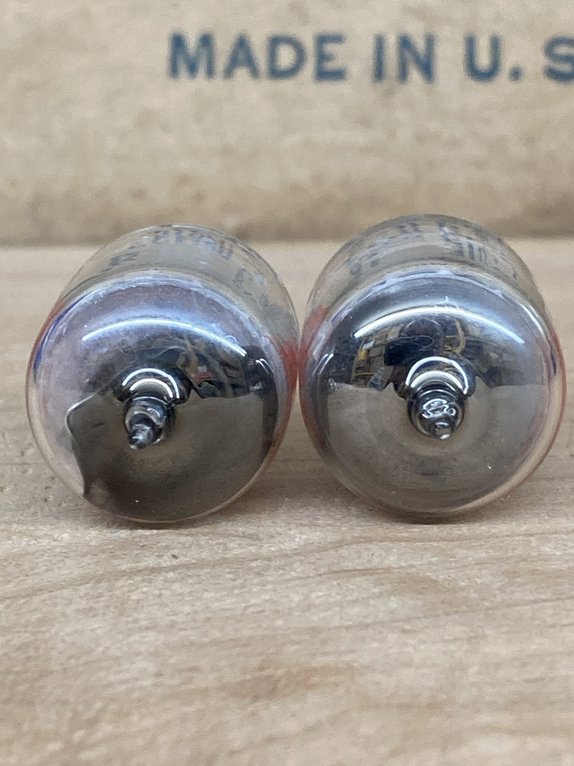 5670 RCA, 396A, 2C51 true NOS/NIB, triple mica, grey plate, square-getter! One pair (2) - Image 4