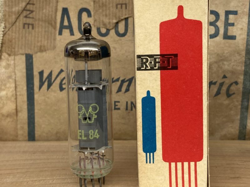 EL84 RFT, NOS in original box from 1960ies, tested and guaranteed