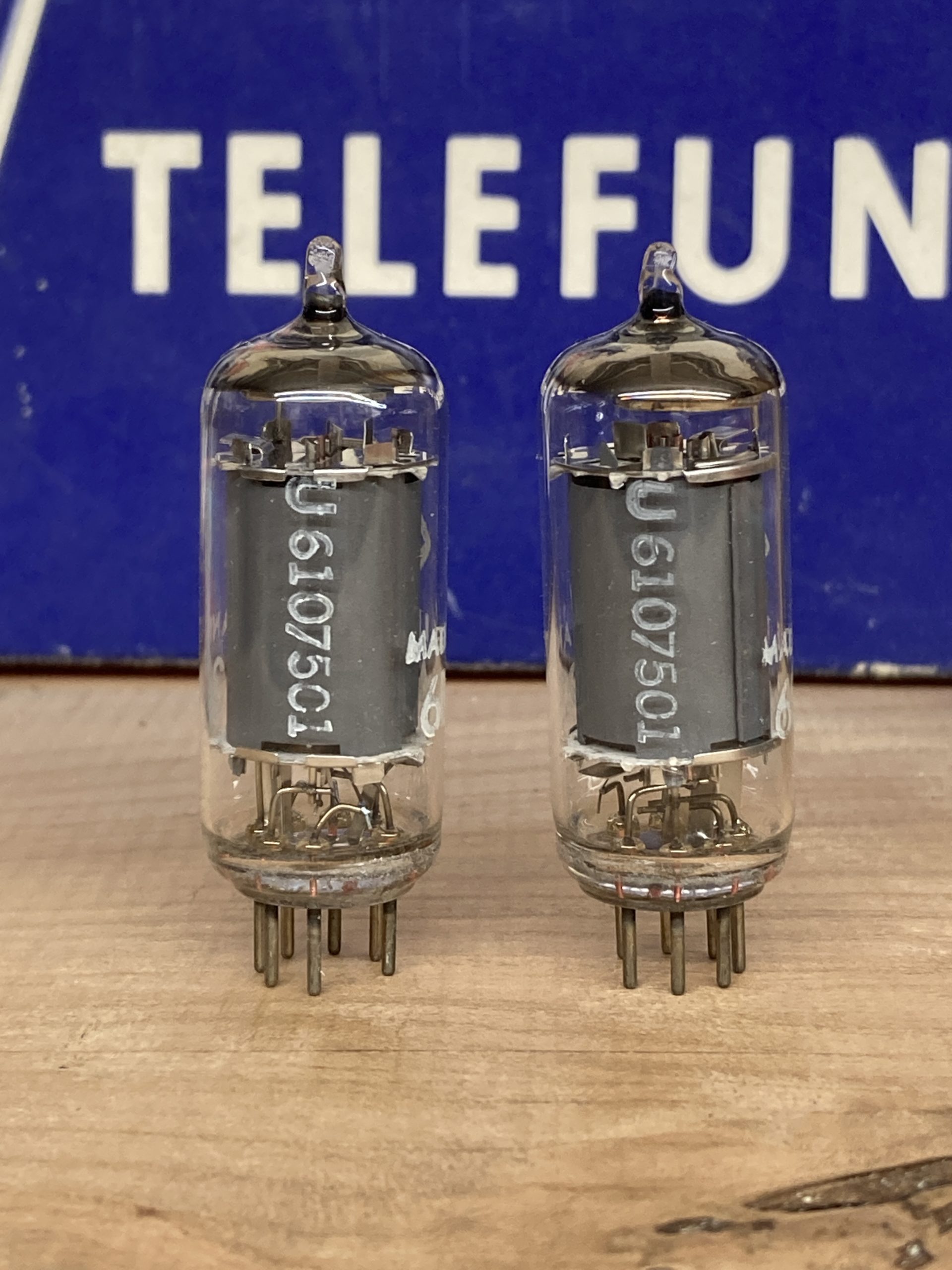 6BA6 EF93 Telefunken, matched pair (2), NOS, diamond <> - Image 3