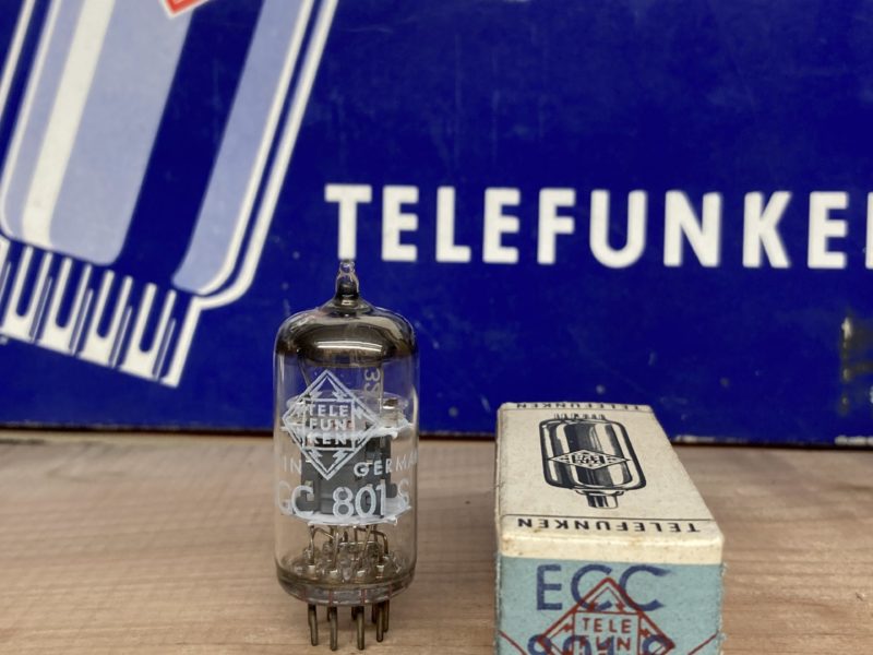 ECC801S Telefunken, NOS/NIB, longlife, diamond , holy grail ECC81/12AT7