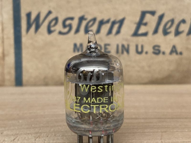 5670 2C51 Westinghouse/GE five star, NOS, black plates, D-getter