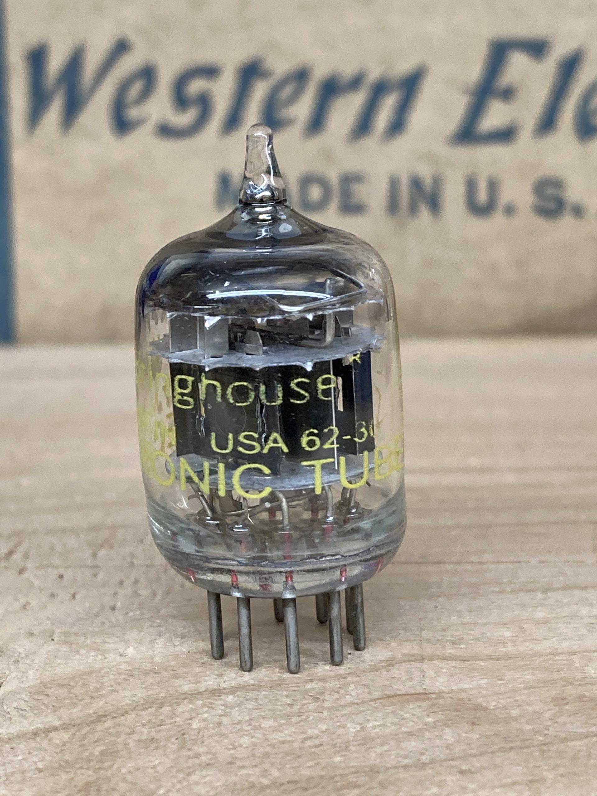 5670 2C51 Westinghouse/GE five star, NOS, black plates, D-getter - Image 2