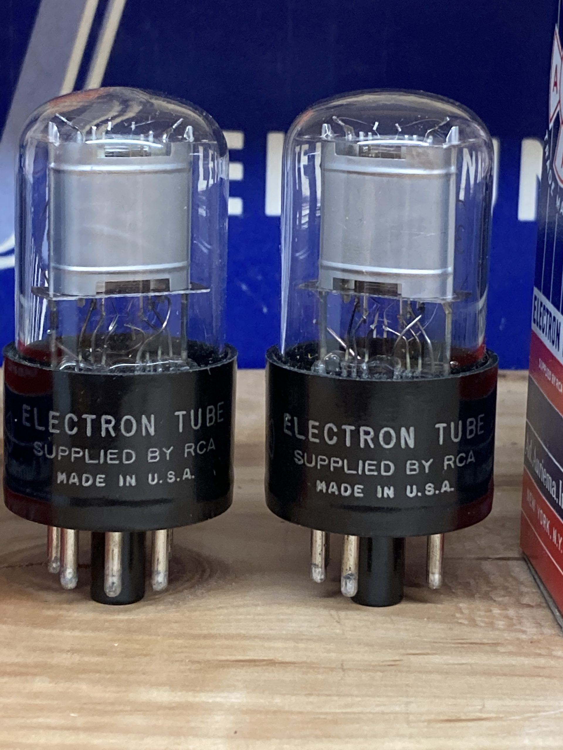 3Q5G/GT VT221 Auriema/RCA, one pair (2), NOS/NIB, immaculate condition - Image 2