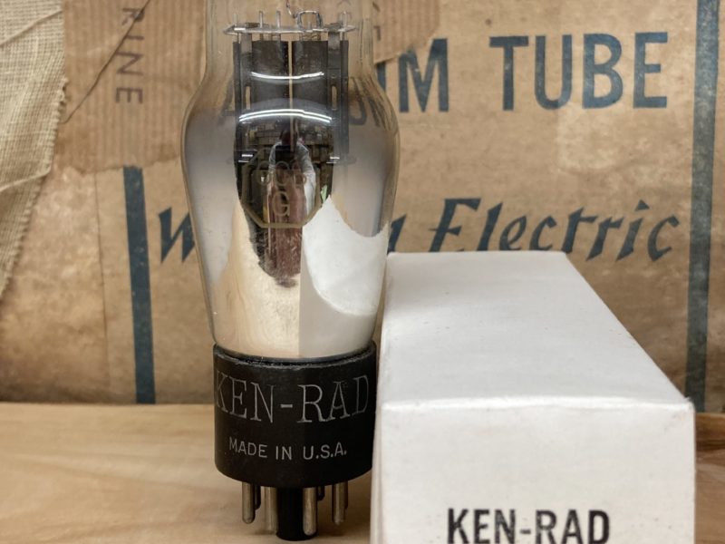 6C8G VT163 JAN Ken-Rad true NOS/NIB, milspec, round plates
