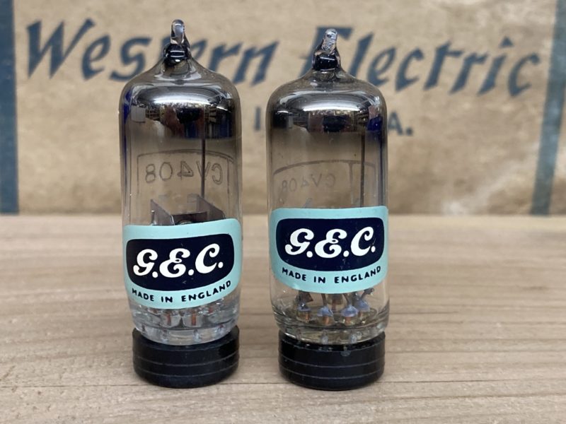 CV408 GEC A1714 true NOS/NIB, milspec, never opened boxes, one pair