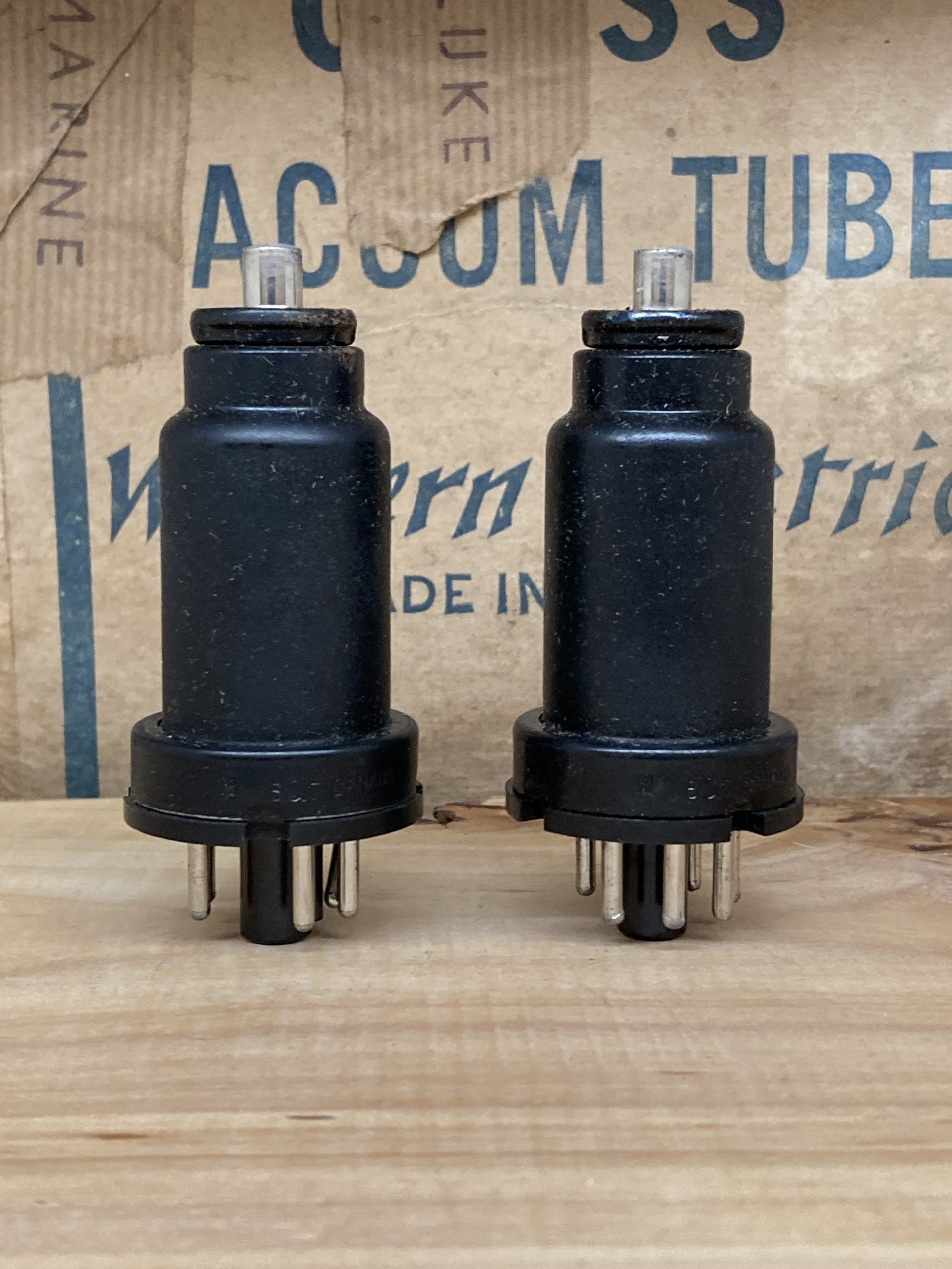 6Q7 VT92A GE, NOS, perfect condition, one pair (2)