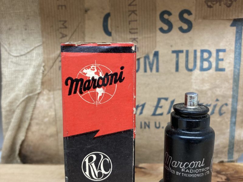 6L7 VT87 Marconi/RCA true NOS/NIB, milspec, sealed box from 1940ies