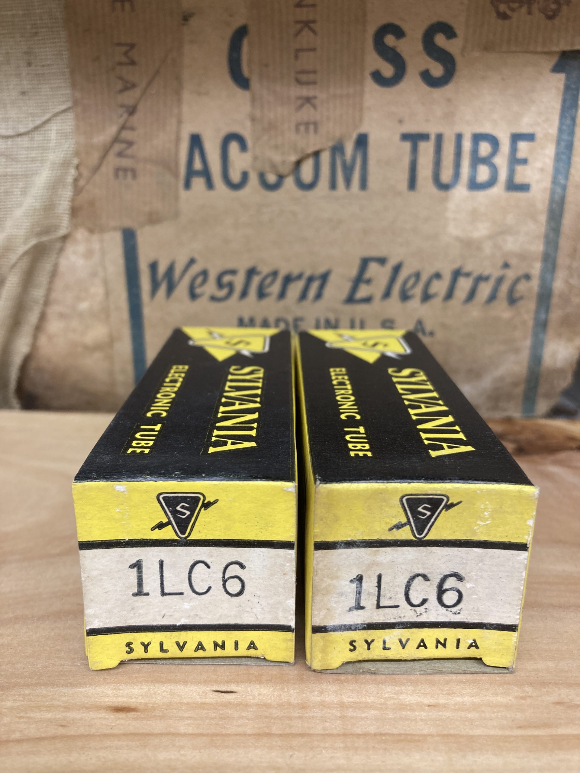 1LC6 VT-178 Sylvania true NOS/NIB, milspec, one pair (2) - Image 2