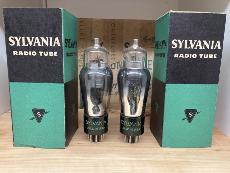 6U7G Sylvania true NOS/NIB, milspec, one pair (2)