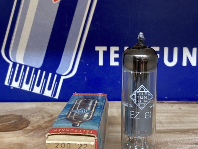 EZ81 Telefunken, true NOS/NIB