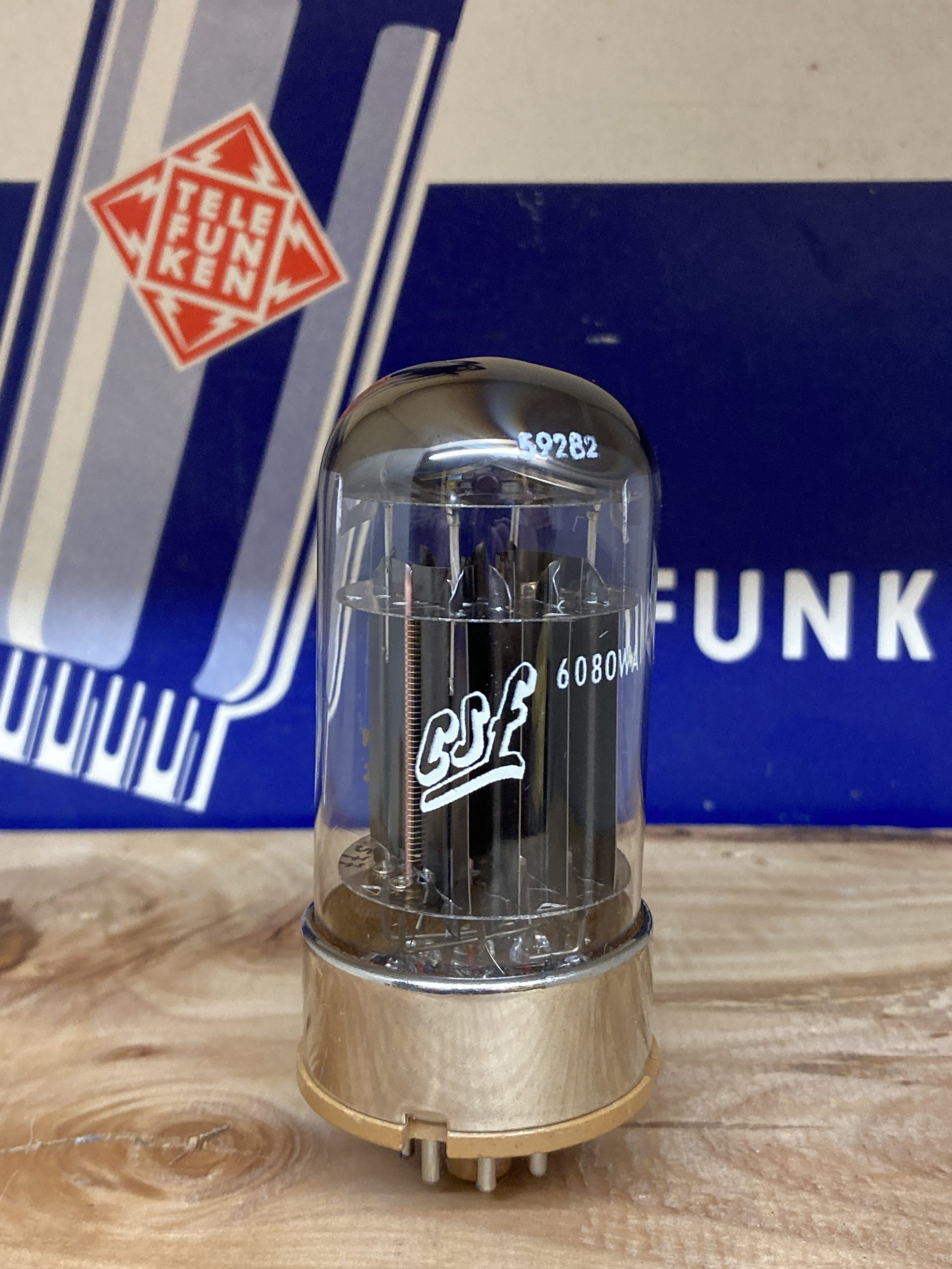 6080WA CSF milspec production from 1958/59, true NOS, 6AS7G sub - Image 2