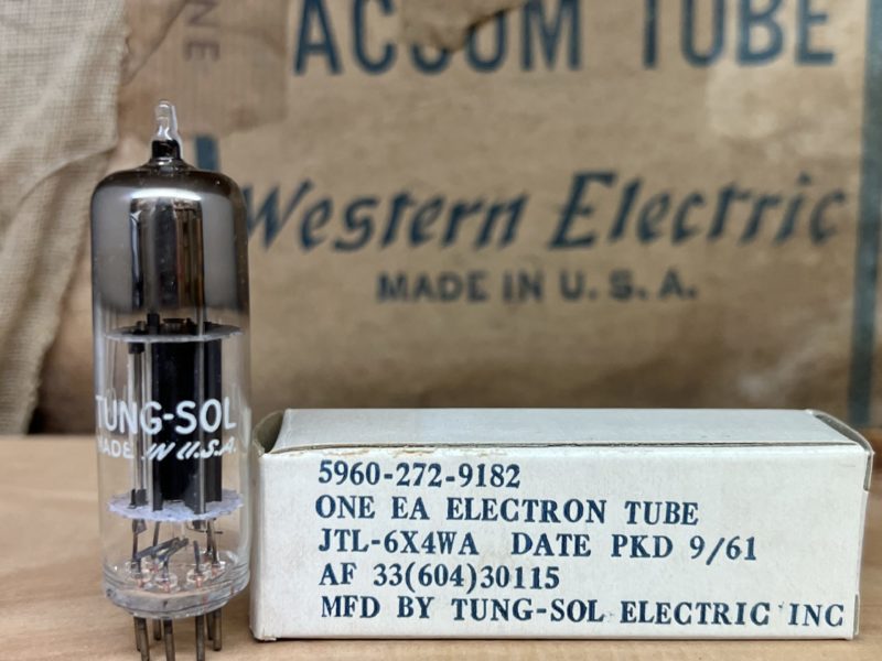EZ90 6X4WA CV493 U78 Tung-Sol JTL true NOS/NIB, milspec