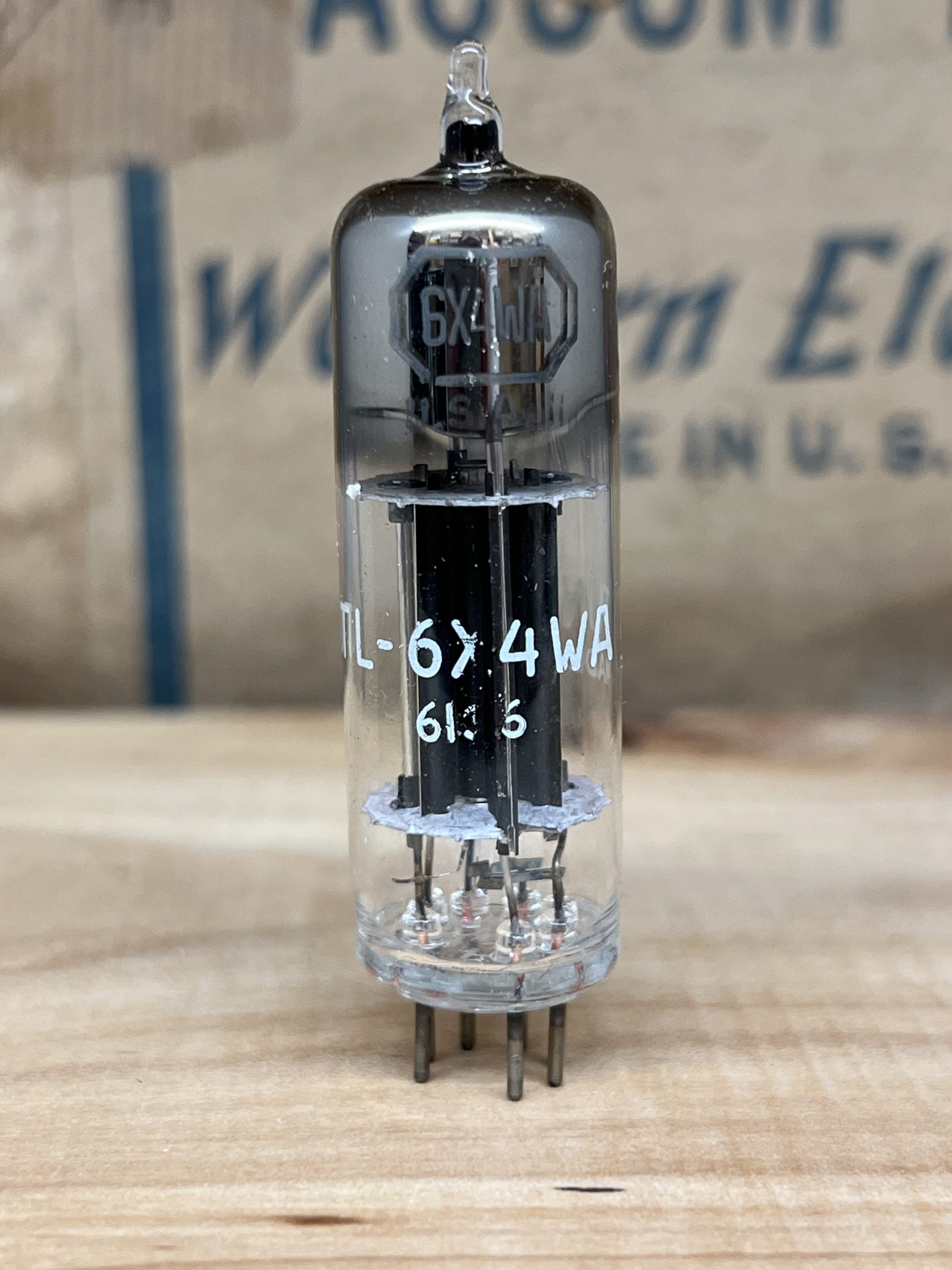 EZ90 6X4WA CV493 U78 Tung-Sol JTL true NOS/NIB, milspec - Image 2