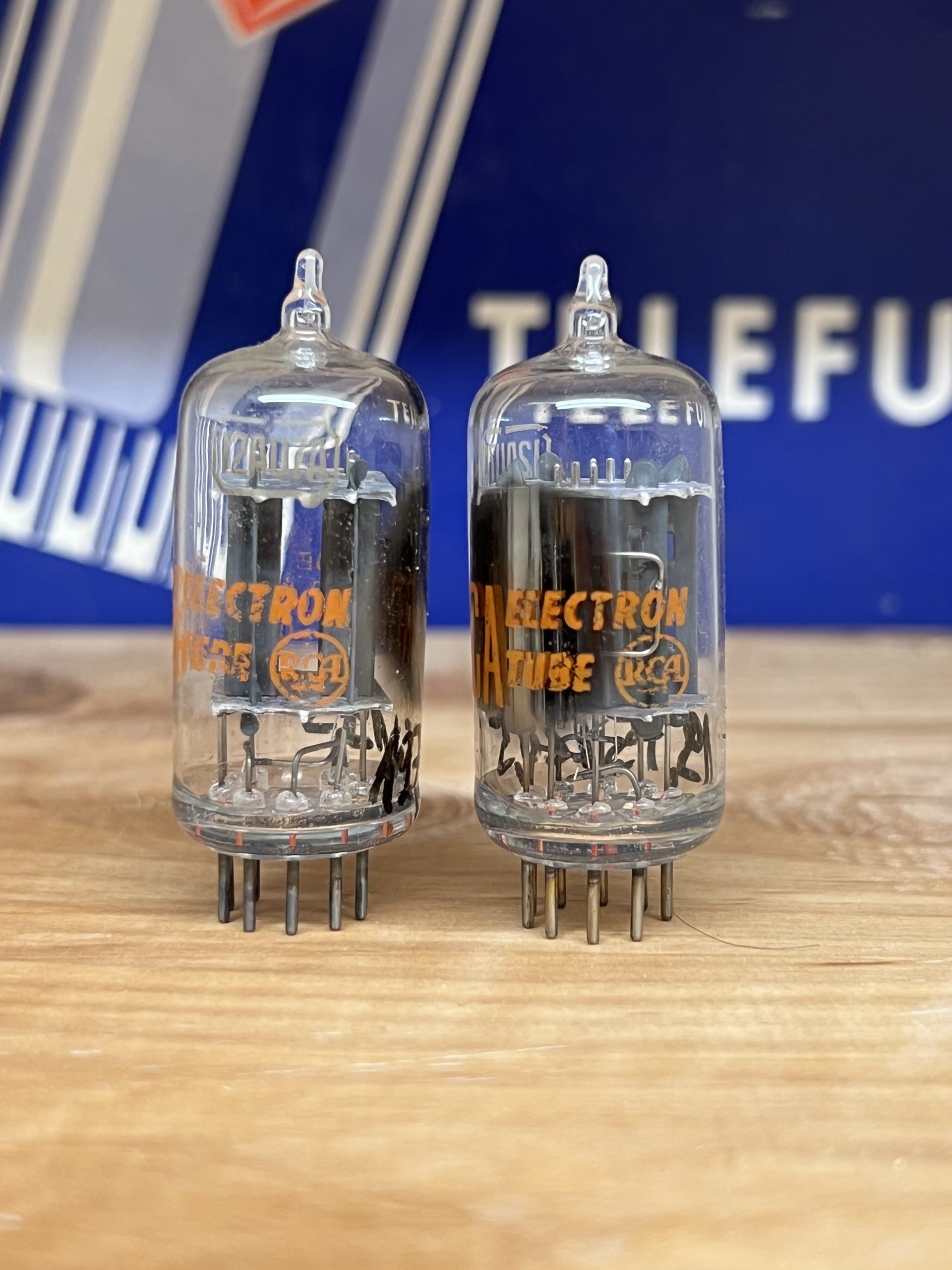 RCA 12AU7A clear top