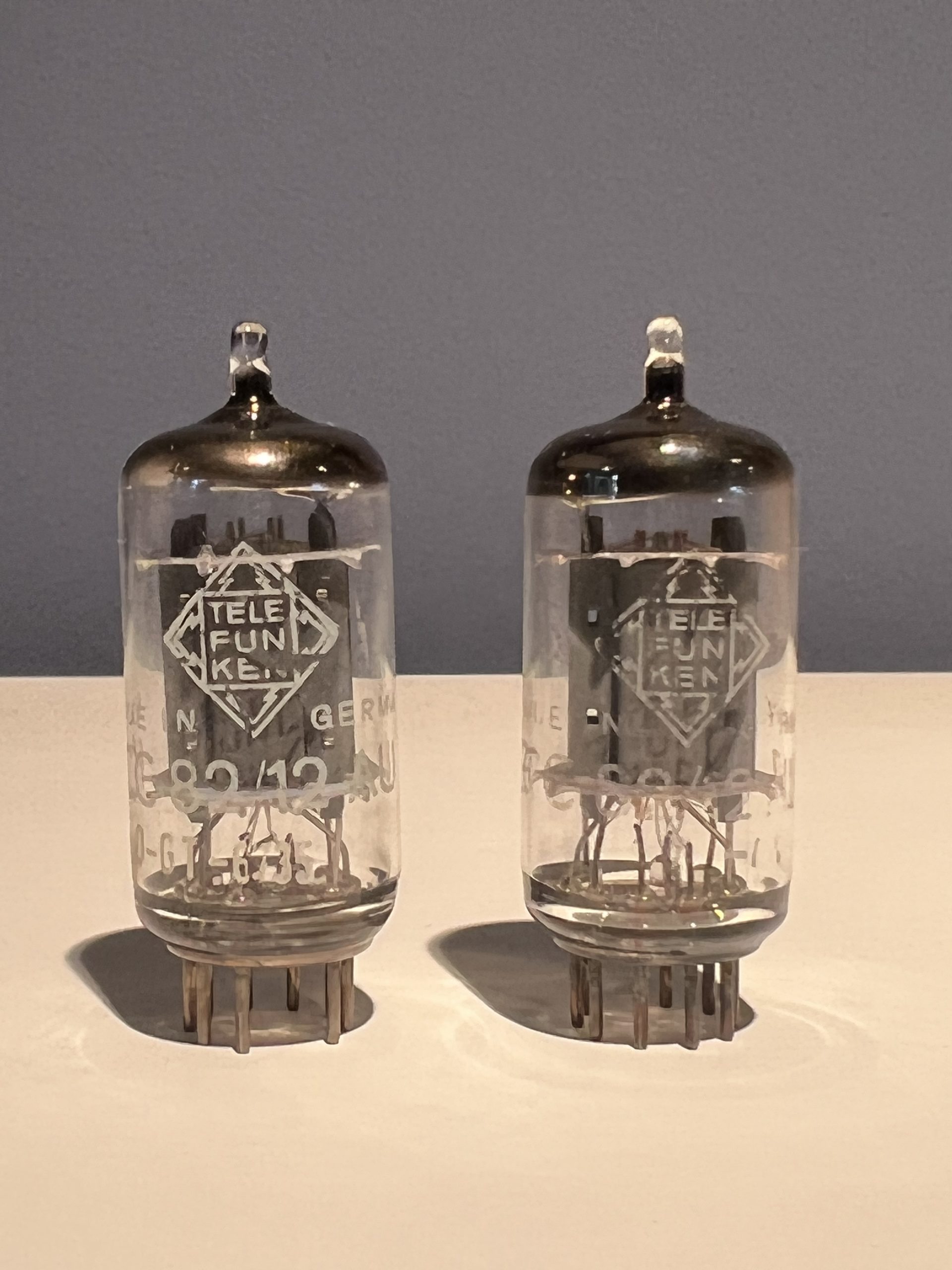 Telefunken ECC82 matched pair