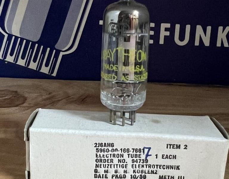 6AH6 Raytheon, Telefunken, Sylvania, small lot of NOS tubes