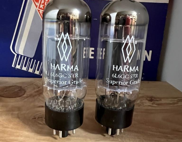 6L6GC STR Harma, slightly used, matched pair