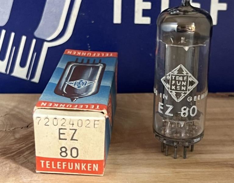 EZ80 6V4 Telefunken, perfect condition, true NOS/NIB