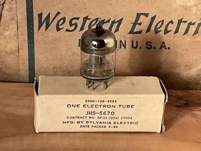 5670 Sylvania, 396A, 2C51 true NOS/NIB, 1960 made