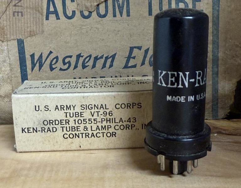 6N7 VT96 Ken-Rad, NOS/NIB from 1943-1945
