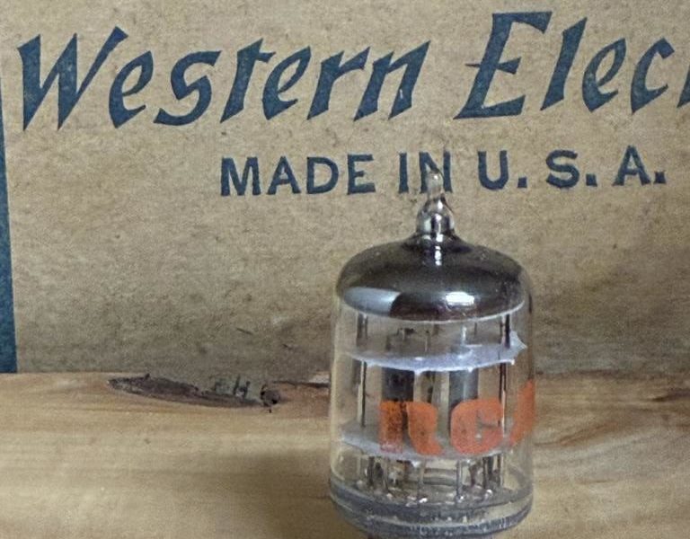 5670 RCA, 396A, 2C51 true NOS/NIB, grey plate, triple mica