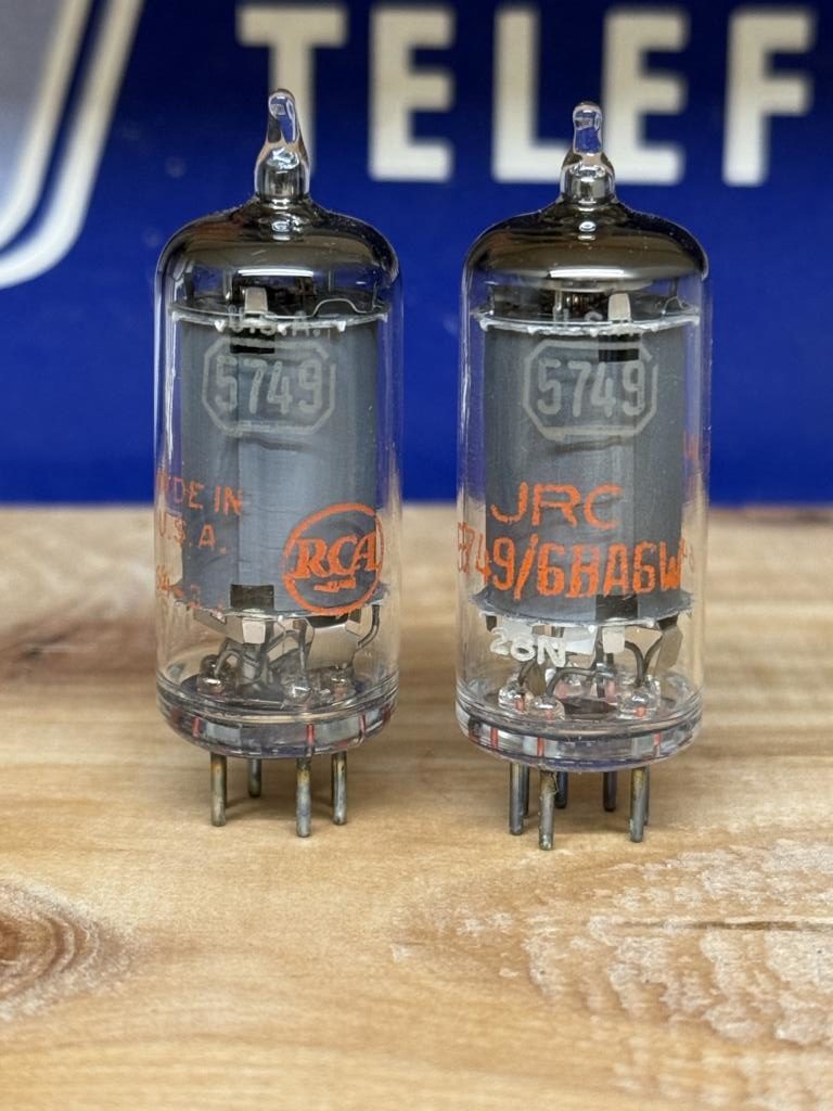6BA6 EF93 5749 JRC RCA, matched pair (2), NOS, milspec, vari mu, 6386 sub - Image 4