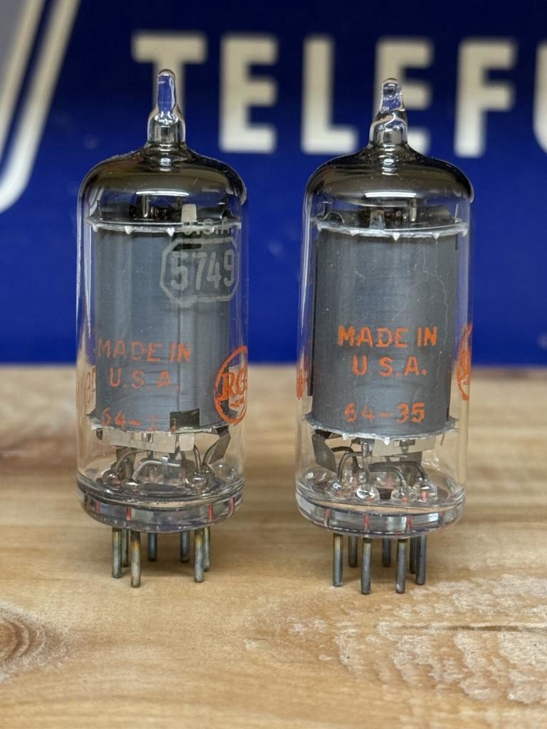 6BA6 EF93 5749 JRC RCA, matched pair (2), NOS, milspec, vari mu, 6386 sub - Image 3