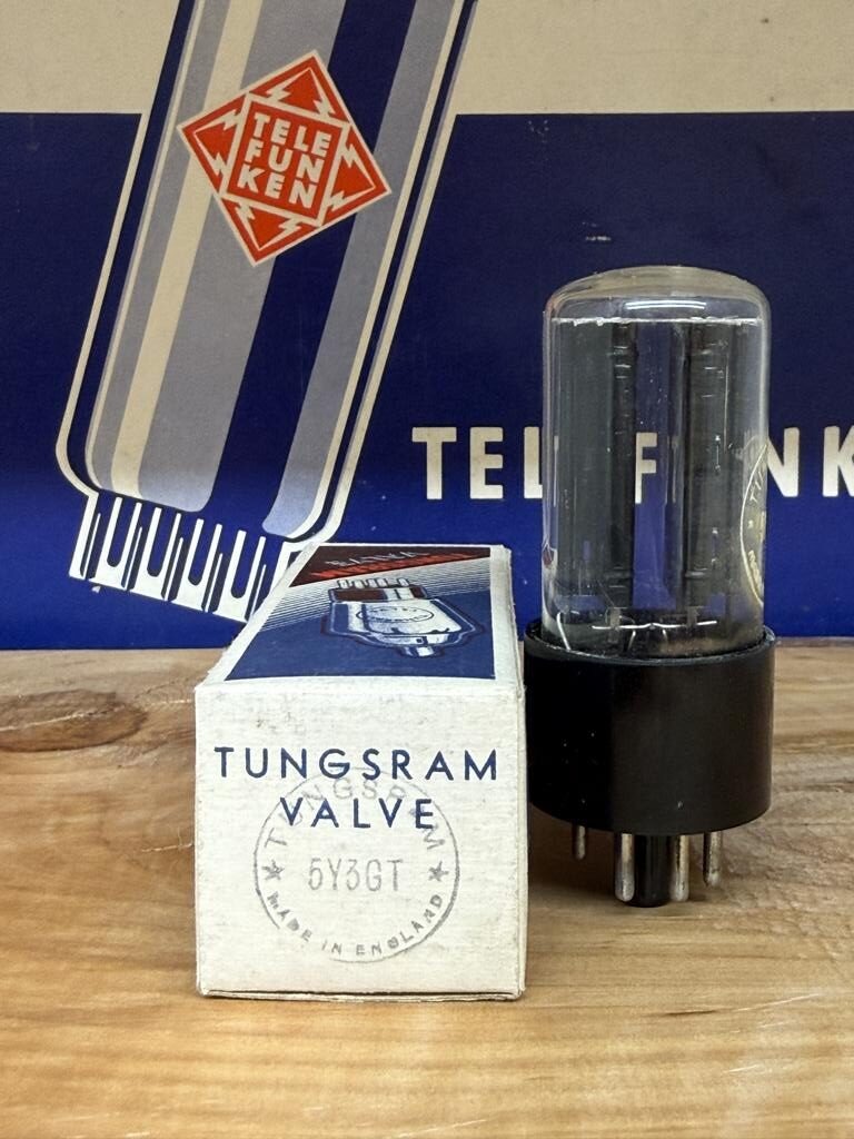 5Y3GT British Tungsram, NOS/NIB, tested and guaranteed - Image 2