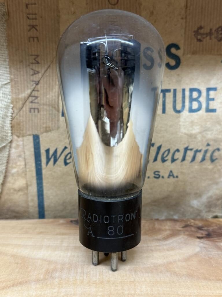 Type 80 rectifiers, small lot of super vintage tubes - Image 2